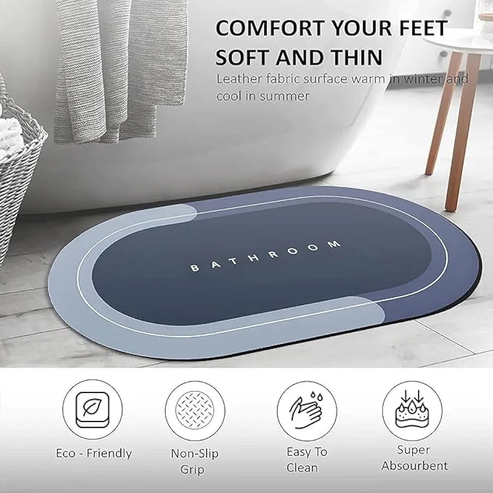 Premium PVC Bathroom Mat – Non-Slip, Water-Resistant & Durable Floor Mat for Home & Bathroom