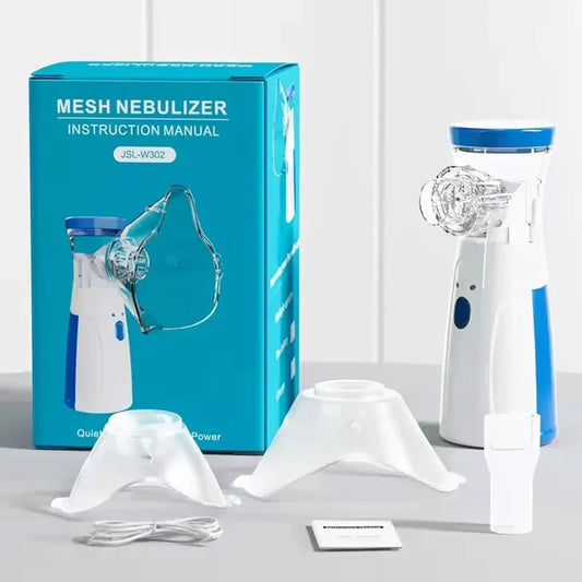 Portable Mesh Nebulizer for Quick Relief – Silent, Easy Operation for Home & Travel
