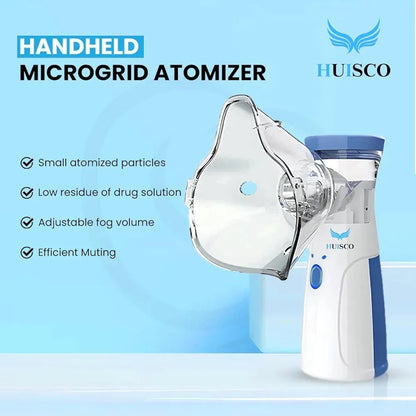 Portable Mesh Nebulizer for Quick Relief – Silent, Easy Operation for Home & Travel