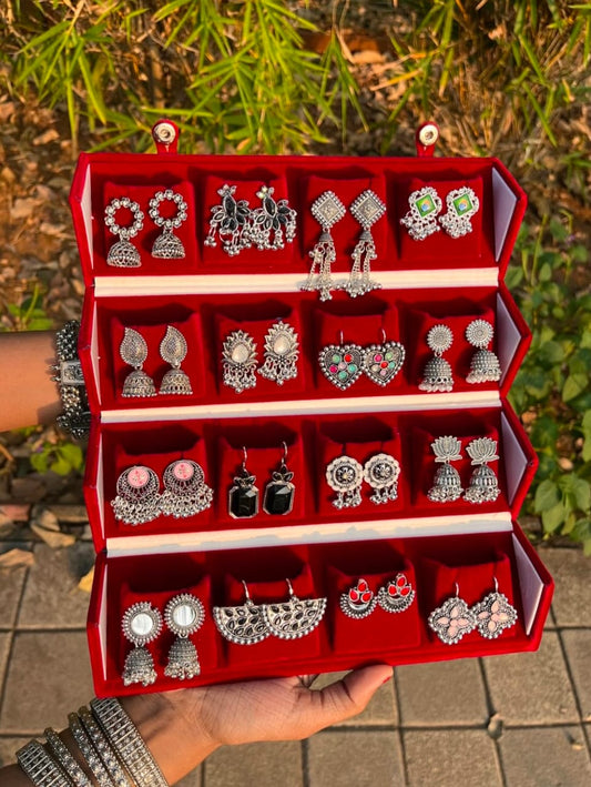Premium 16pcs Jhumka Box Gift Set