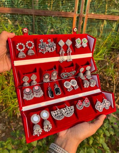 Premium 16pcs Jhumka Box Gift Set