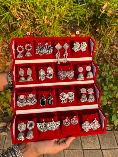 Premium 16pcs Jhumka Box Gift Set