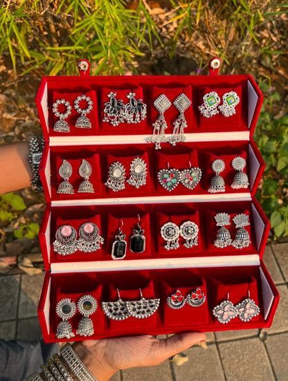 Premium 16pcs Jhumka Box Gift Set